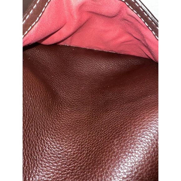 BUNDLE! Coach Chelsea Brown Pebbled Leather Hobo Bag and Zip Around Wallet EUC - Picture 4 of 13